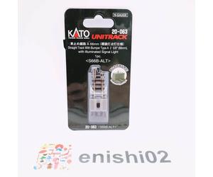 KATO N Gauge 20-063 Type A binario paraurti illuminato 66 mm 2 5/8" modello f...