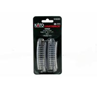 KATO N Gauge 20-111 Binario curvo R28 2-15 ° (4 pezzi) / Forniture per modell...