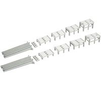 KATO N Gauge 23-048 Set base per molo pendenza a doppio binario / Forniture p...