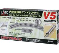 KATO N Gauge Endless Track Set per ferrovia modello interno doppio binario V5...