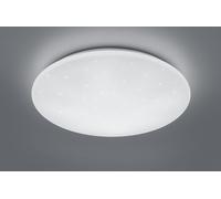 KATO PLAFONIERA LED 27W 3060lm, 3000 - 5500K DIFFUSORE METACRILATO BIANCO EFFETTO CIELO STELLATO CON TELECOMANDO CON FUNZIONI DI VARIAZIONE LUCE CALDA E FREDDA, REGOLAZIONE INTENSITA' DI LUCE E LUCE N