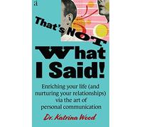 Katrina Wood That's Not What I Said (Tascabile)