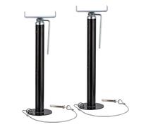 KATSU 2 Pezzi Supporto Stabilizzatori per RV Caravan, Altezza Regolabile da 19" a 47", Supporta fino a 5000 lbs, Robusto Supporti Scorrevoli per Rimorchio Camper
