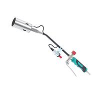 KATSU 324160 - Torcia a gas per erbacce, bruciatore elettronico, lanciafiamme per tetto, sigillatura di fusione, riscaldamento, saldatura, multiuso, lunghezza 570 mm
