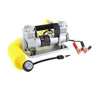 KATSU Compressore Aria Portatile Auto Professionale 150 PSI 12V 50Amp Doppio Cilindro 4WD Gonfiatore per Pneumatici per Auto per Grandi Volumi Pompa per Auto Camper Camion 451715