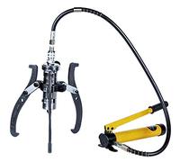 KATSU Estrattore Idraulico per Ingranaggi 15 Ton con Pompa Manuale, Split-Unit Puleggia Idraulica Manuale Estrattore Cuscinetto Mozzo Ruote Seperatore del Motore 450582