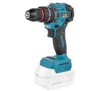 KATSU FIT-BAT 21V Trapano a percussione a batteria Brushless, Mini Trapano Avvitatore Batteria con motore brushless, 10mm Mandrino Autoserrante, 2 Velocità e Luce a LED, senza Batteria