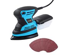 KATSU Levigatrice Detail Elettrica 200W 15500RPM Levigatrice Mouse Multifunzioni con Aspiratore di Polveri e 20 Pezzi Carte Abrasive per Levigare Lucidare 100174