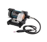 KATSU Mini Smerigliatrice da Banco, 3" 70mm Multifunzione Art Craft Electirc Levigatrice Mola con Mini Trapano con Attacco Flessibile per Albero di Trasmissione per Lavori Precisi 100081E