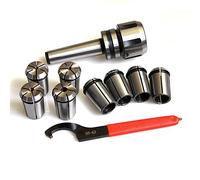 KATSU MT3 Primavera Collet Set 8 Pezzi 4-16 mm Precisione Pinza a Molla Mandrino di Adattatore di Prolunga per Macchina per Incidere CNC e Tornio di Fresatura 11023032