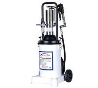 KATSU Pompa Pneumatica per Grasso 13L Ingrassatore con Pompa Pneumatica Portatile Pistola per Grasso ad Aria per Auto Camion Macchinari con 4 m Tubo, 50:1