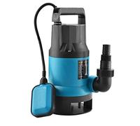 Katsu Pompa sommergibile portatile da 750 W per acqua pulita e sporca per laghetti da giardino, piscine, fossati + interruttore galleggiante