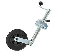 KATSU Ruota Jockey 200mm x 50mm 100kg per Auto Rimorchio Caravan, Acciaio Galvanizzato con Morsetto 161803