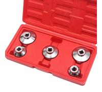 KATSU Set di Chiavi per Filtro Olio 5 Pezzi Chiave Esagonale da 3/8 24-38mm