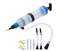 KATSU Siringa di Aspirazione dell'olio 1500ml, Pompa Olio Manuale, Olio per Ingranaggi ed Estrattore per Liquido Freni, Siringa dell'olio per Autoveicoli con Tubo Flessibile