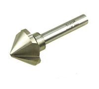 KATSU Svasatori per Legno Metallo, HSS 6542 Punta da Trapano Svasata 90 Gradi 25mm 3 Taglienti per Smussatura per Legno Acciaio Metallo Macchine Utensili, Fresa per Posizionamento 12740615
