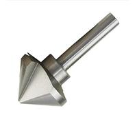 KATSU Svasatori per Legno Metallo, HSS 6542 Punta da Trapano Svasata 90 Gradi 60mm 3 Taglienti per Smussatura per Legno Acciaio Metallo Macchine Utensili, Fresa per Posizionamento 12740627