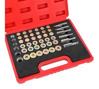 KATSU Tools 114 Pezzi M13 - M22 Kit di Riparazione Filettatura Tappo di Scarico Coppa Olio Auto Strumenti di Riparazione Auto