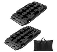 KATSU Tools 2 Pz. Pedane di Trazione di Recupero, Pedane di Recupero 10T per Sabbia/Fango/Neve Fuoristrada, per Auto SUV Camion Emergenza