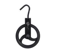 KATSU Tools Carrucola Gin 180mm con Gancio Girevole, Rullo per Ponteggi e Sollevamento 182125