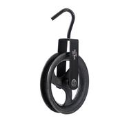 KATSU Tools Carrucola Gin 200mm con Gancio Girevole, Rullo per Ponteggi e Coperture 182126