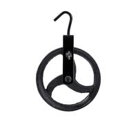 KATSU Tools Carrucola Gin 250mm con Gancio Girevole, Rullo per Ponteggi e Coperture 182127