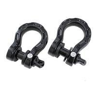 KATSU Tools Ganci di traino 2PK 7/8" Perno di sicurezza e rondelle, zincato per impieghi gravosi Resistenza alla rottura 68.000 libbre, Fune del verricello per recupero fuoristrada 4x4, Nero