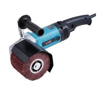 KATSU Tools Levigatrice a tamburo elettrica 1200 W - brunisher/politrice 6 velocità per finitura