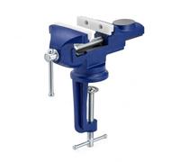 KATSU Tools Morsa da tavolo portatile da 8,1 cm con ganasce in nylon, base girevole