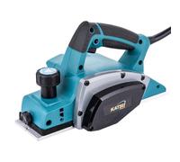 KATSU Tools Pialla elettrica 600W, pialla per legno portatile con cavo, larghezza di piallatura 82 mm, profondità di truciolo 2 mm, per la lavorazione del legno, porte e mobili per casa 101719