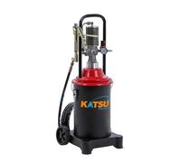 KATSU Tools Pompa Pneumatica per Grasso 12L Ingrassatore con Pompa Pneumatica Portatile Pistola per Grasso ad Aria con 12ft Tubo, 450 Bar, per Auto Camion Macchinari