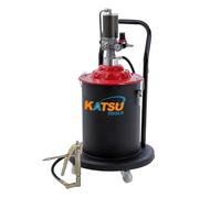 KATSU Tools Pompa Pneumatica per Grasso 20L Ingrassatore con Pompa Pneumatica Portatile Pistola per Grasso ad Aria con 12ft Tubo, 450 Bar, per Auto Camion Macchinari