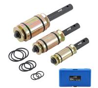 KATSU Tools Set 3 pz espansore tubo scarico - acciaio forgiato zincato, kit allargatubi per impianti di scarico, marmitte, camion e veicoli