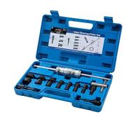KATSU Tools - Set di 12 pezzi per estrattori di cuscinetti interni per fori ciechi con martello a scorrimento e mandrini espandibili 8-32 mm per officina auto e moto, Modello 450745