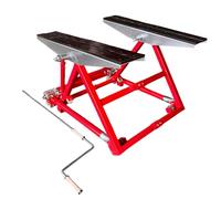 KATSU Tools Sollevatore per auto con perno portatile da 2.000 kg Martinetto regolabile inclinabile, altezza di sollevamento da 150 a 585 mm