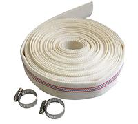 KATSU Tubo flessibile di Scarico Piatto 10 m x 25 mm, Bianco