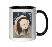 Katsushika Hokusai Ghost Ghost Painting Tazza da tè e caffè in ceramica nera