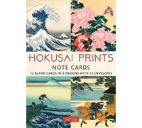 Katsushika Hokusai Hokusai Prints Note Cards - 12 Cards (Poster)