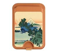 Katsushika Hokusai The Inume Pass nella provincia di Kai Supporto magnetico per iPhone 16 15 14 13 Pro Max, Multicolore