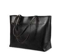 Kattee Borsa a tracolla in vera pelle vintage per donna Satchel borsa con manici superiori