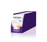 KATTOVIT - Cibo umido per gatti | Cibo umido per gatti come alimento completo in sacchetto fresco, cibo dietetico per gatti adulti con malattie del tratto urinario |24 x 85 g di salmone