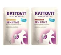 KATTOVIT Feline Diet Sensitive 20x85g MIX Pollo e anatra / Tacchino