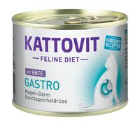 Kattovit Gastro 6 x 185 g Alimento umido per gatti - Anatra