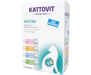 Kattovit Gastro - Bustine, Confezione Multipack - 1.020 g