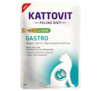 Kattovit Gastro Paté umido per gatto con tacchino – 10 x 85 g