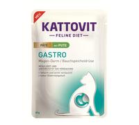 Kattovit Gastro Paté 10 x 85 g Umido per gatto - con Tacchino