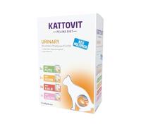 KATTOVIT Urinary Multipack Cibo umido per gatti, cibo umido per gatti come alimento completo in sacchetto fresco, cibo dietetico per gatti adulti con malattie del tratto urinario, 5 x 12 x 85 g