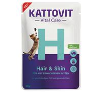 Kattovit Vital Care Hair & Skin Buste con Pollame Alimento umido per gatti - 85 g