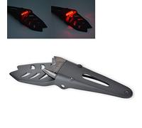 KaTur - Fanale posteriore a LED da 12 V per parafango posteriore, per moto da enduro, indicatore di direzione