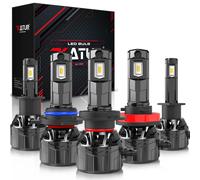 Katur 2x40000LM CANBUS 9005 HB3 9012 HIR2 Faro LED Turbo H11 H8 H9 H7 Lampadina per fari a LED Nessun errore Super luminoso 120W 12V